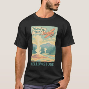 Reizen in het wild - Yellowstone National Park T-shirt