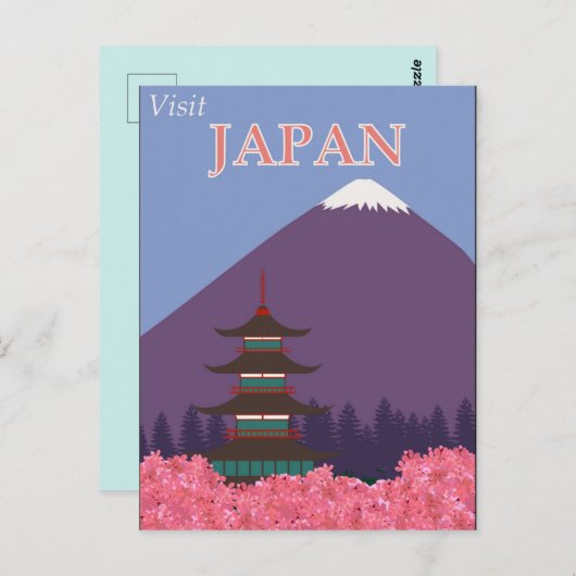  reizen in Japan Briefkaart (Voorkant / Achterkant)