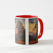 Reizen in Japan uit vroeger tijden, Japans pagode- Mok (Voorkant rechts)