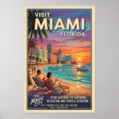 Reizen in Miami, Florida in de jaren 60 Poster (Voorkant)