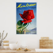  reizen in Montreux Zwitserland Poster (Keuken)