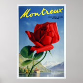  reizen in Montreux Zwitserland Poster (Voorkant)