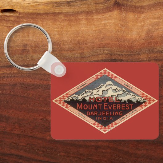 Reizen in oude stijl, Mount Everest, Darjeeling In Sleutelhanger (Achterkant)
