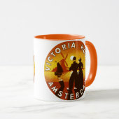 Reizen in oude stijl, Victoria Hotel, Amsterdam, H Mok (Voorkant rechts)