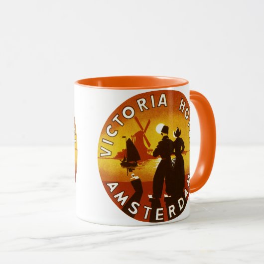 Reizen in oude stijl, Victoria Hotel, Amsterdam, H Mok (Voorkant rechts)