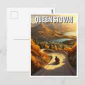 Reizen in Queenstown Nieuw-Zeeland Briefkaart (Voorkant / Achterkant)