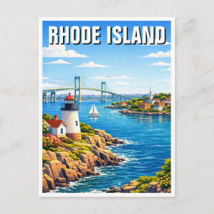 Reizen in Rhode Island Briefkaart