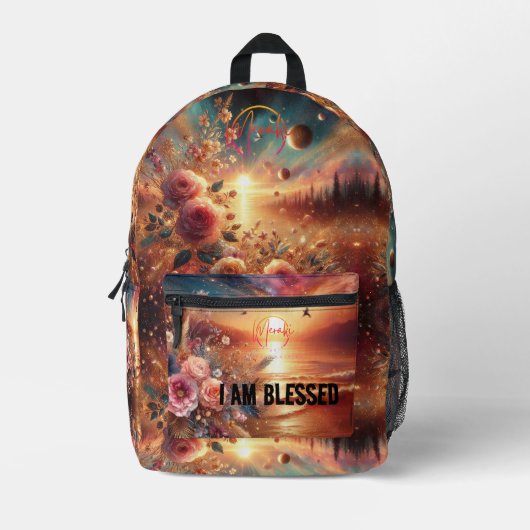 reizen in stijl Ik ben gezegende rugzak (Voorkant)