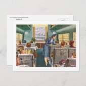 Reizen in stijl, Passagierstrein auto Briefkaart (Voorkant / Achterkant)