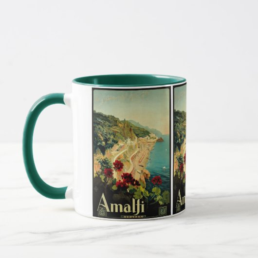 Reizen in stijl, strand Amalfi Italiaanse kust Mok (Links)