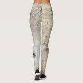 Reizen in vintage stijl   leggings (Achterkant)