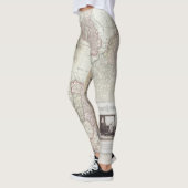 Reizen in vintage stijl   leggings (Links)