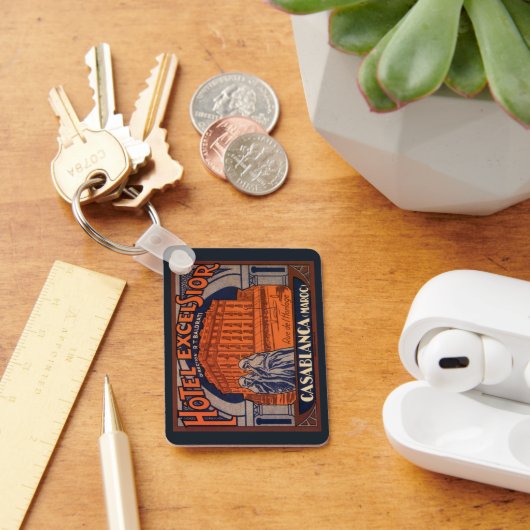 Reizen in vroeger tijden, Casablanca in Marokko, A Sleutelhanger (Bureau)