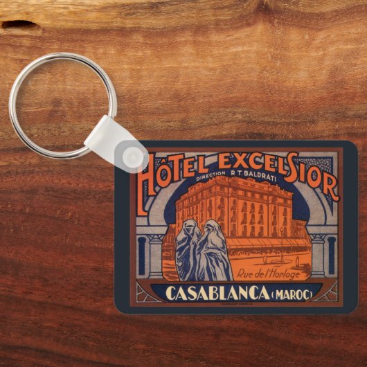 Reizen in vroeger tijden, Casablanca in Marokko, A Sleutelhanger (Achterkant)
