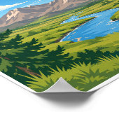 Reizen in Yellowstone National Park in het verlede Poster (Hoek)