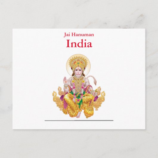 reizen India, toevoeging Briefkaart (Voorkant)