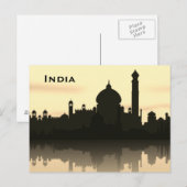  reizen India, toevoeging Briefkaart (Voorkant / Achterkant)