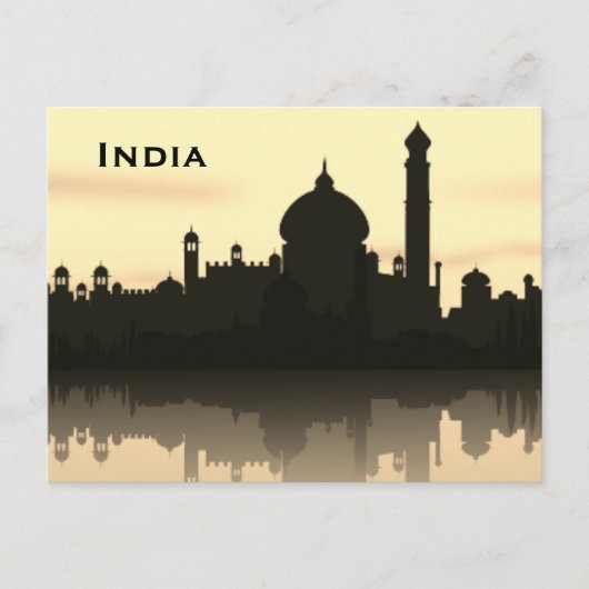  reizen India, toevoeging Briefkaart (Voorkant)