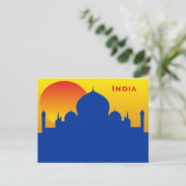  reizen India, toevoeging Briefkaart (Staand voorkant)