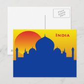  reizen India, toevoeging Briefkaart (Voorkant / Achterkant)