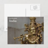  reizen India, toevoeging Briefkaart (Voorkant / Achterkant)