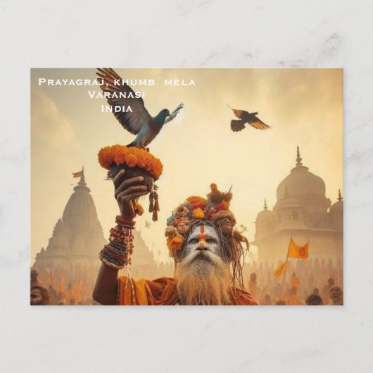  reizen India, toevoeging Briefkaart (Voorkant)