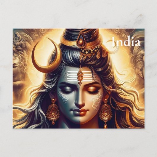 reizen India, toevoeging Briefkaart (Voorkant)