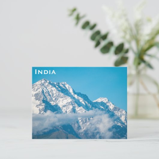  reizen India, toevoeging Briefkaart (Staand voorkant)