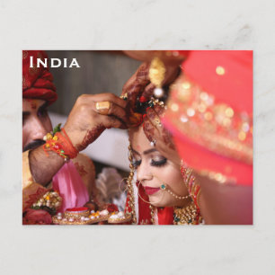 reizen India, toevoeging Briefkaart