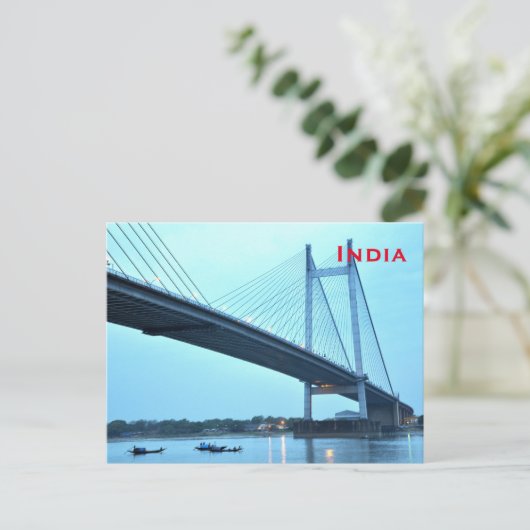  reizen India, toevoeging Briefkaart (Staand voorkant)