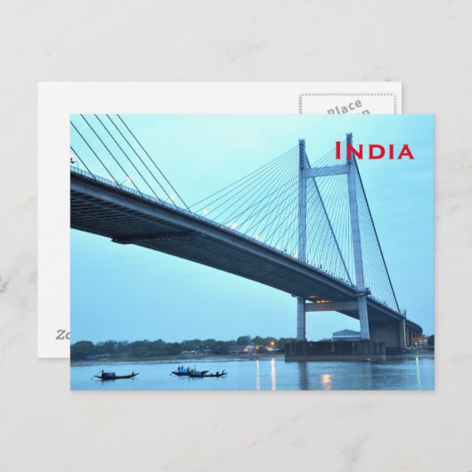 reizen India, toevoeging Briefkaart (Voorkant / Achterkant)