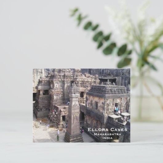 reizen India, toevoeging Briefkaart (Staand voorkant)