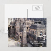  reizen India, toevoeging Briefkaart (Voorkant / Achterkant)