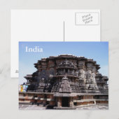 reizen India, toevoeging Briefkaart (Voorkant / Achterkant)