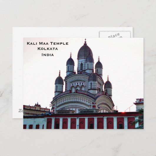 reizen India, toevoeging Briefkaart (Voorkant / Achterkant)