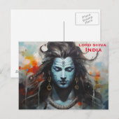 reizen India, toevoeging Briefkaart (Voorkant / Achterkant)