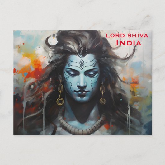 reizen India, toevoeging Briefkaart (Voorkant)