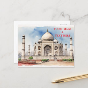  reizen India, toevoeging Briefkaart