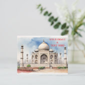  reizen India, toevoeging Briefkaart (Staand voorkant)