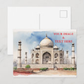 reizen India, toevoeging Briefkaart (Voorkant / Achterkant)