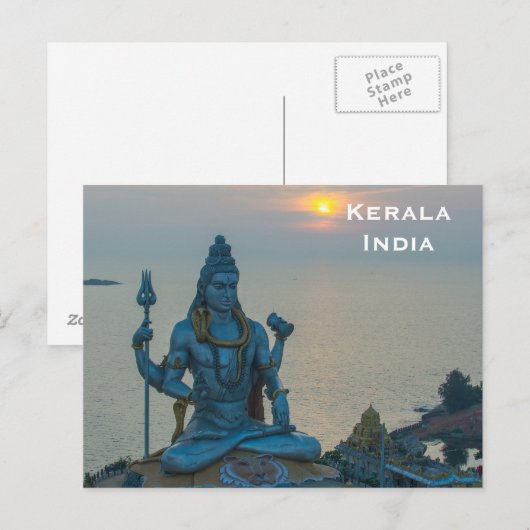 reizen India, toevoeging Briefkaart (Voorkant / Achterkant)