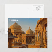  reizen India, toevoeging Briefkaart (Voorkant / Achterkant)