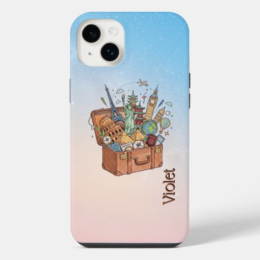 Reizen iPhone Hoesje (Achterkant)