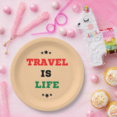 Reizen is een Bord van levenspapier (Feest)