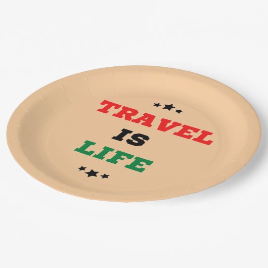 Reizen is een Bord van levenspapier (Gekanteld)