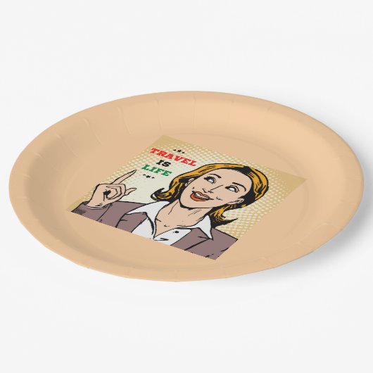 Reizen is een Bord van levenspapier (Gekanteld)