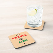 Reizen is een Life Beverage Coaster Bier Onderzetter (Rechterzijde)