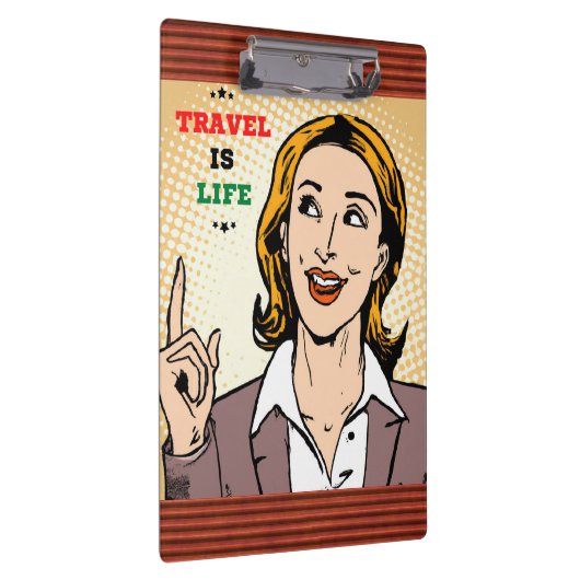 Reizen is het klembord van het leven (Rechts)