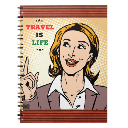 Reizen Is Leven Notitieboek (Voorkant)
