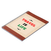 Reizen is Leven Notitieboek (Linkerzijde)